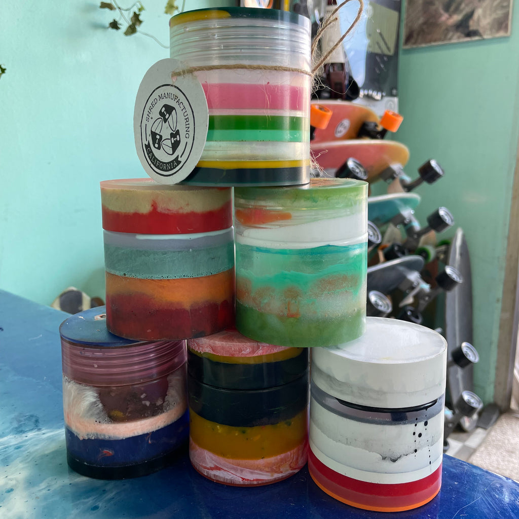 Recycled Surfboard Resin Jar - Large - Assorted Colors