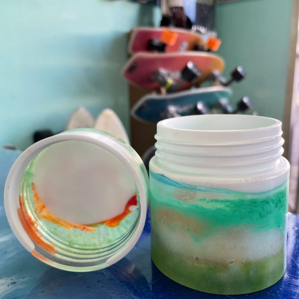 Recycled Surfboard Resin Jar - Large - Assorted Colors