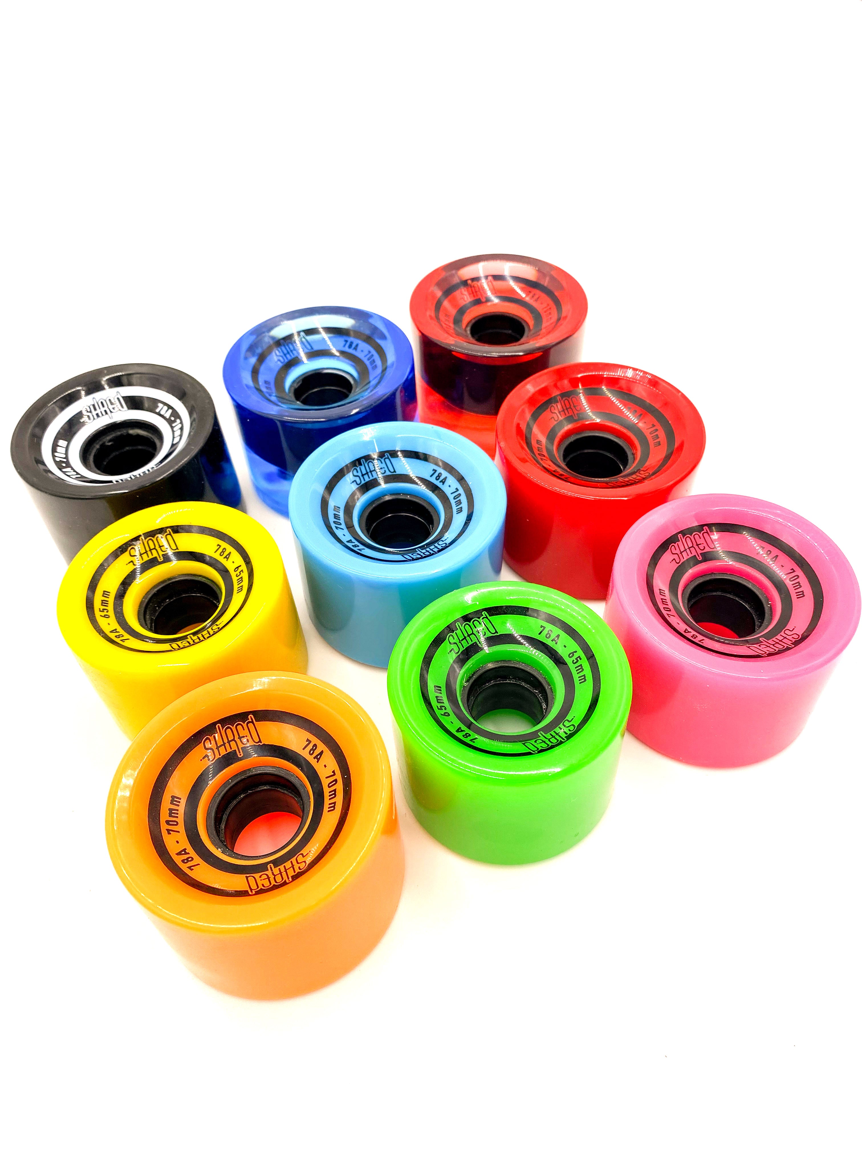 Shred Skateboard Surfskate - Electrical Ninja (30”) - Color Fade Hot Pink