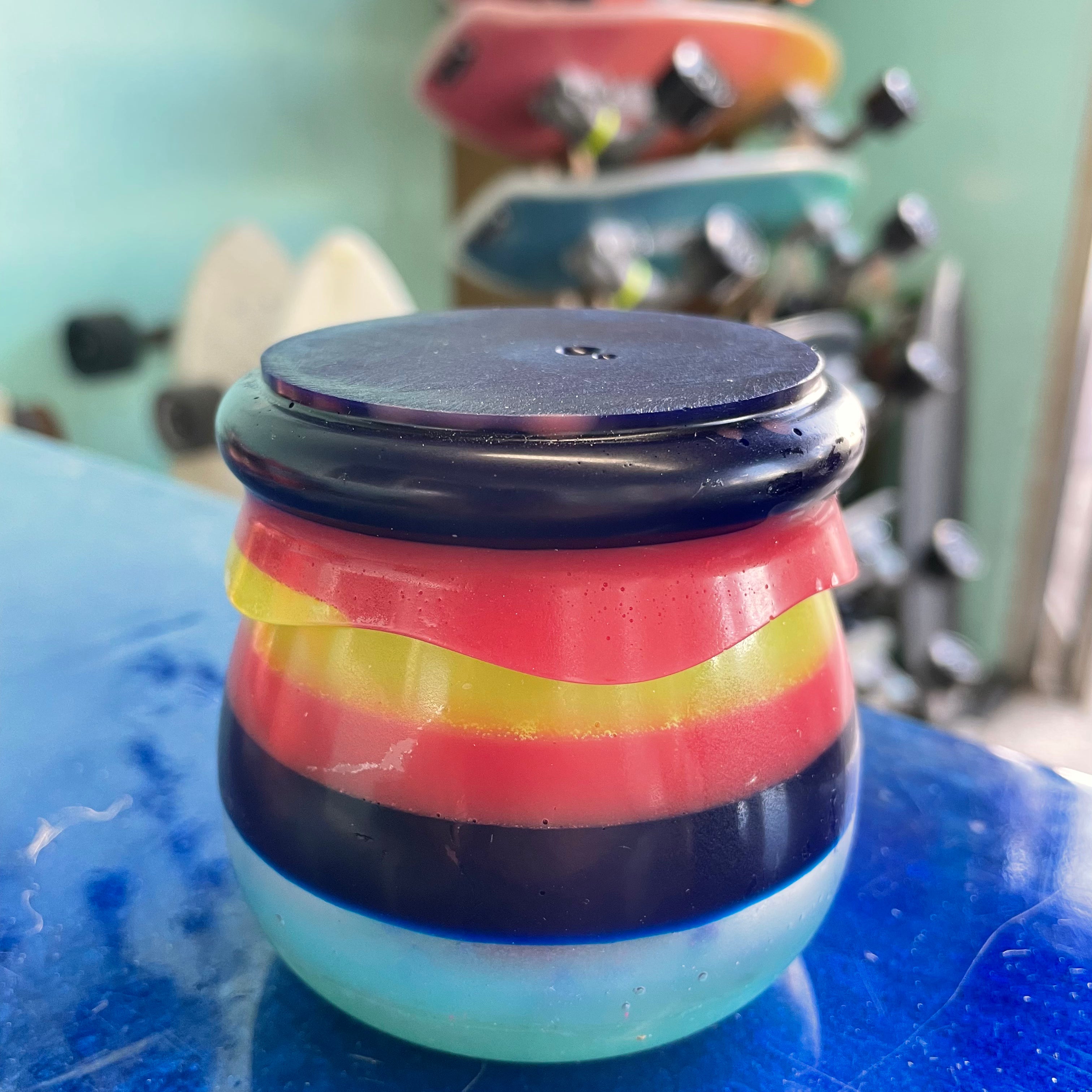 Recycled Surfboard Resin Jar - Small - Assorted Colors