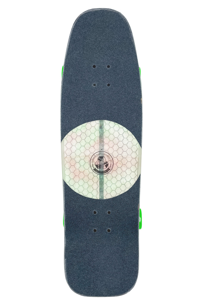 Shred Skateboard Street Cruiser - The Pool Shark (32") - Pink & Green Tie Dye