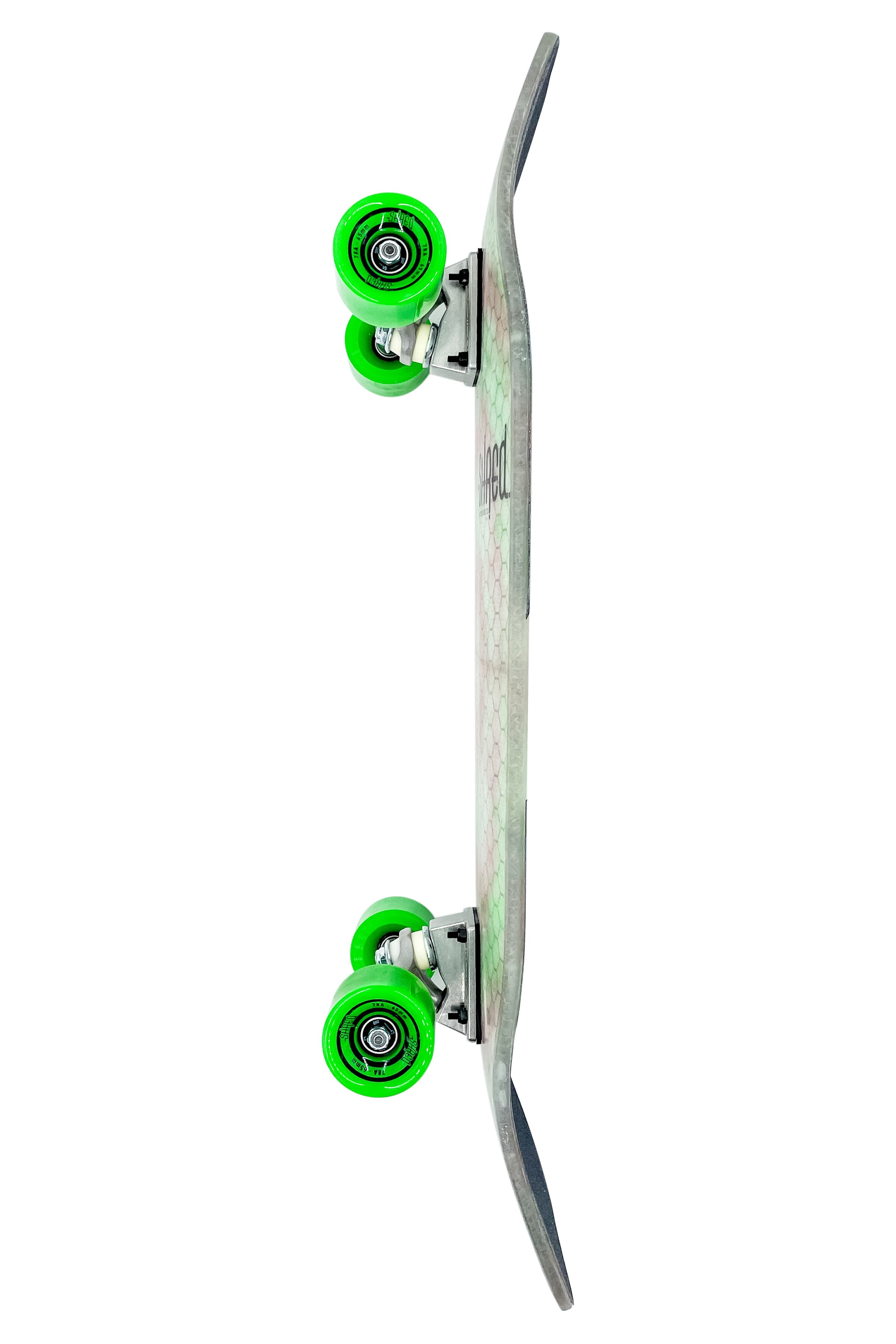 Shred Skateboard Street Cruiser - The Pool Shark (32") - Pink & Green Tie Dye