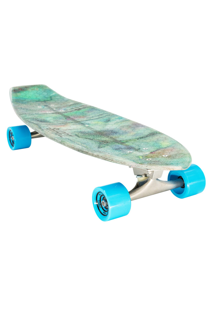 Shred Skateboard Surfskate - Electrical Ninja ( 30”) - Green Tie Dye