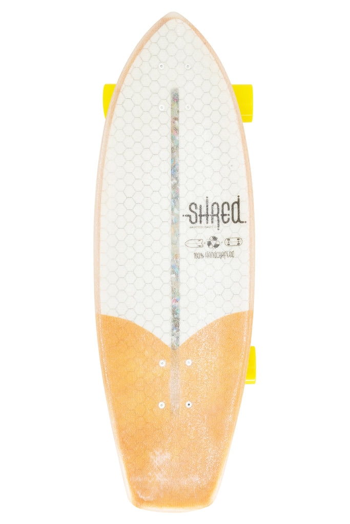 Shred Skateboard Surfskate - Electrical Ninja ( 30”) - Resin Tint Orange
