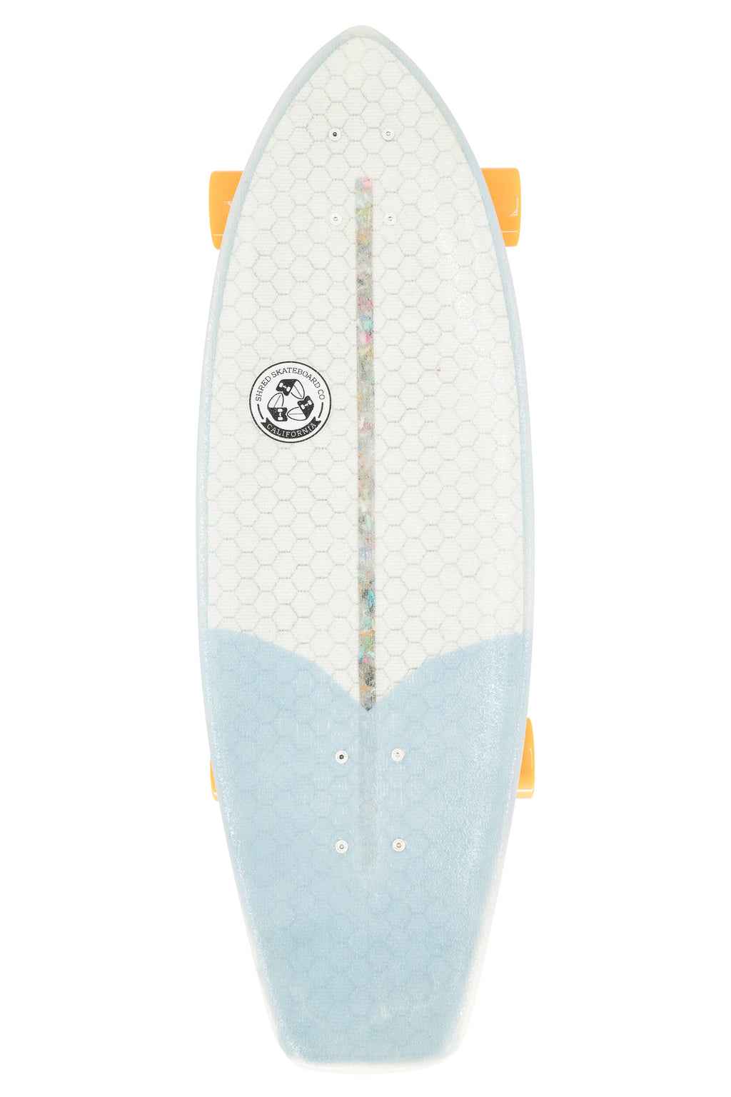 Shred Skateboard Surfskate - Electrical Ninja ( 30”) - Resin Tint Light Blue