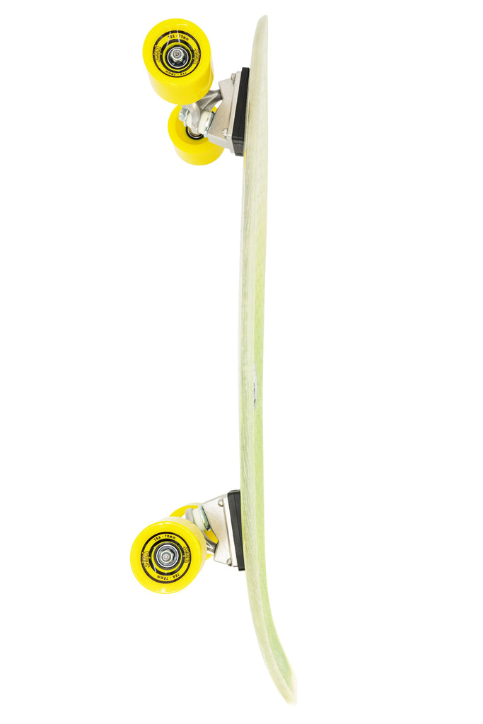 Shred Skateboard Surfskate - Electrical Ninja ( 30”) - Color Fade Lime Green